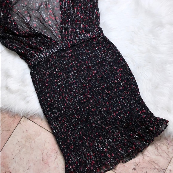 FREE PEOPLE BABY LOVE SMOCKED BODYCON MINI DRESS - Picture 5 of 6